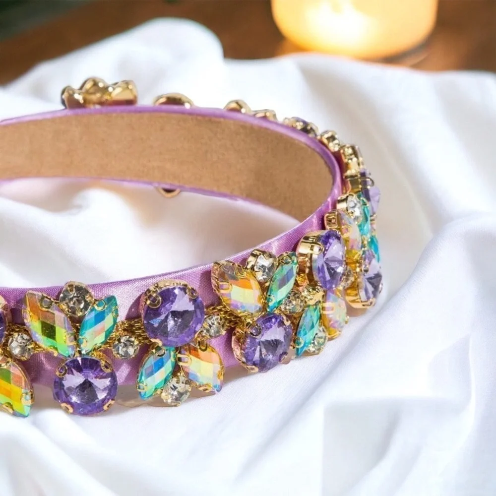 Sparkle & Shine: Rhinestone Easter Headband - Perfect for Mardi Gras & Beyond!